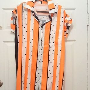 Casual anytime dress multi color black